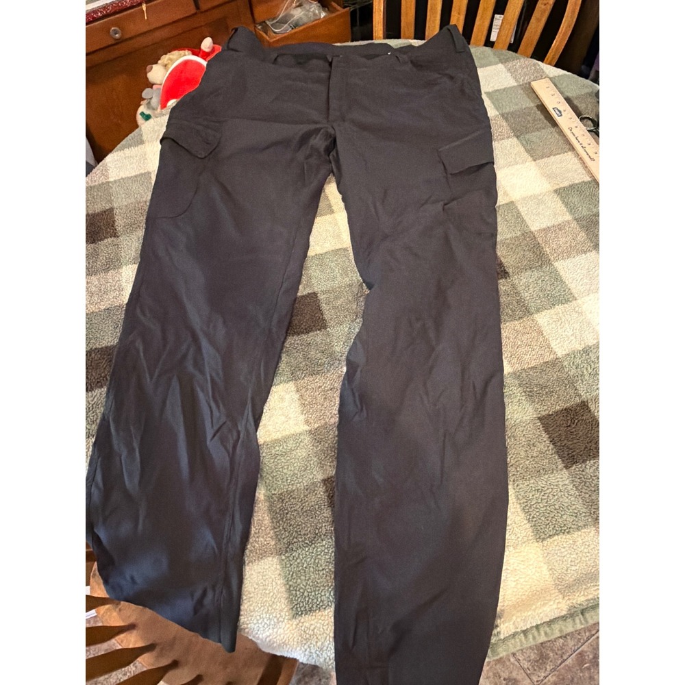 Propper Mens Tactical Cargo Pants Black 42x36 Straight Leg Utility Work Trousers